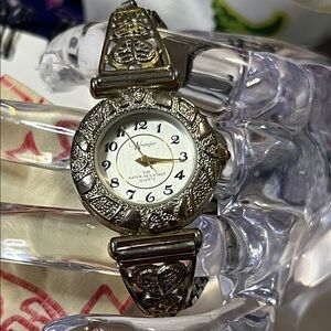 Wrangler Silver Tone Women's Decorative Bracelet Watch